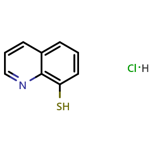 Chemical structure of 8-Mercaptoquinoline hydrochloride , CAS 34006-16-1, AChemBlock W159065