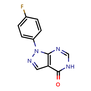 1-(4-Fluorophenyl)-1,5-dihydro-4H-pyrazolo[3,4-d]pyrimidin-4-one