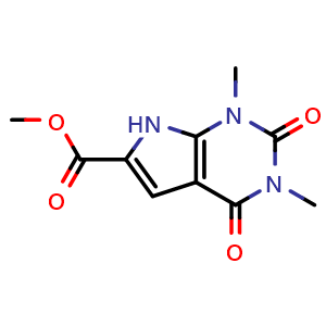 Methyl 1,3-dimethyl-2,4-dioxo-2,3,4,7-tetrahydro-1H-pyrrolo[2,3-d]pyrimidine-6-carboxylate
