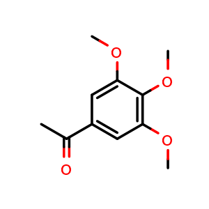 Chemical structure of 3',4',5'-Trimethoxyacetophenone , CAS 1136-86-3, AChemBlock W159105