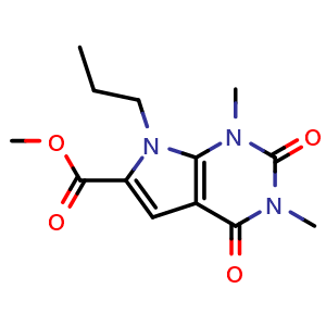 Methyl 1,3-dimethyl-2,4-dioxo-7-propyl-2,3,4,7-tetrahydro-1H-pyrrolo[2,3-d]pyrimidine-6-carboxylate