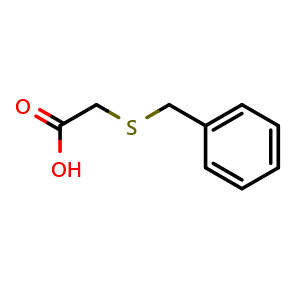 Chemical structure of Carboxymethyl benzyl sulfide , CAS 103-46-8, AChemBlock W159116