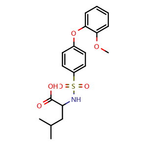 N-[4-(2-Methoxyphenoxy)phenylsulfonyl]-DL-leucine