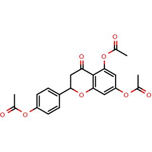 Chemical structure of Naringenintriacetate , CAS 3682-04-0, AChemBlock W159242