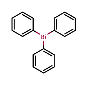 Chemical structure of Triphenylbismuth , CAS 603-33-8, AChemBlock W159271