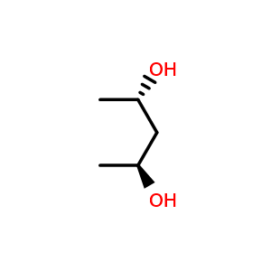 Chemical structure of (2S,4S)-(+)-Pentanediol , CAS 72345-23-4, AChemBlock W159371