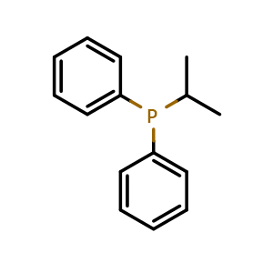 Chemical structure of Isopropyldiphenylphosphine , CAS 6372-40-3, AChemBlock W159374