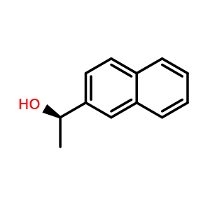 Chemical structure of (R)-(+)-1-(2-Naphthyl)ethanol , CAS 52193-85-8, AChemBlock W159375