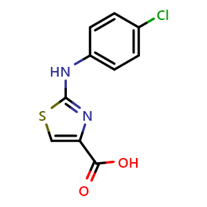 2-((4-Chlorophenyl)amino)thiazole-4-carboxylic acid