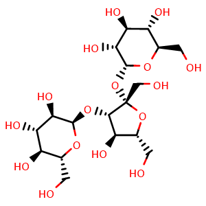 Chemical structure of Melezitose , CAS 597-12-6, AChemBlock W159480