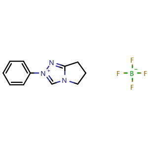 6,7-Dihydro-2-phenyl-5H-Pyrrolo[2,1-c]-1,2,4-triazolium tetrafluoroborate
