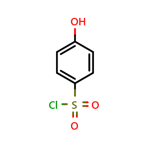 Chemical structure of 4-Hydroxybenzenesulfonyl chloride , CAS 4025-67-6, AChemBlock W159524