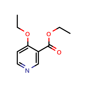 Chemical structure of Ethyl 4-ethoxynicotinate , CAS 33279-63-9, AChemBlock W159550