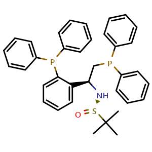 (R)-N-((S)-2-(diphenylphosphanyl)-1-(2-(diphenylphosphanyl)phenyl)ethyl)-2-methylpropane-2-sulfinamide