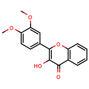 Chemical structure of 3',4'-Dimethoxyflavonol , CAS 6889-80-1, AChemBlock W159664