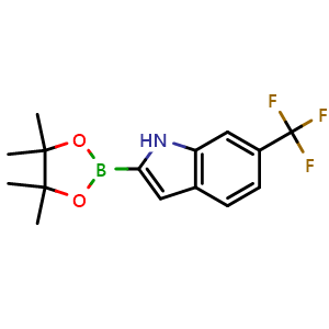 2-(4,4,5,5-Tetramethyl-1,3,2-dioxaborolan-2-yl)-6-(trifluoromethyl)-1H-indole