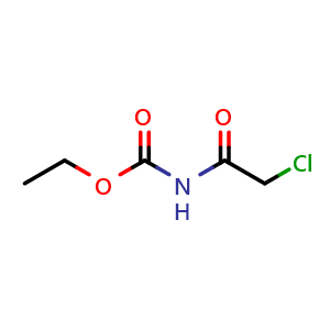 Chemical structure of Ethyl (2-chloroacetyl)carbamate , CAS 6092-47-3, AChemBlock W159740