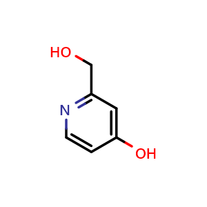 Chemical structure of 2-(Hydroxymethyl)pyridin-4-ol , CAS 860411-74-1, AChemBlock W159818