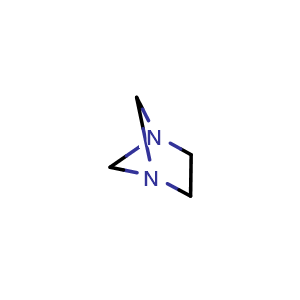 Chemical structure of 1,4-Diazabicyclo[2 1 1]hexane , CAS 397864-25-4, AChemBlock W159902