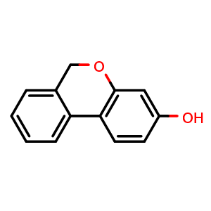 Chemical structure of 6H-Benzo[c]chromen-3-ol , CAS 55815-63-9, AChemBlock W159936