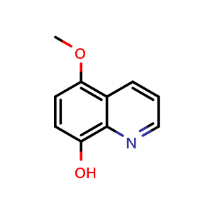 Chemical structure of 5-Methoxyquinolin-8-ol , CAS 57334-35-7, AChemBlock W159987