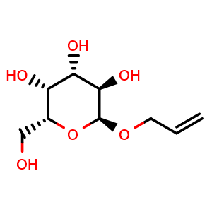 Chemical structure of Ally a-D-galactopyranoside , CAS 48149-72-0, AChemBlock W160041