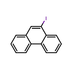 Chemical structure of 9-Phenanthryl iodide , CAS 17024-12-3, AChemBlock W160055