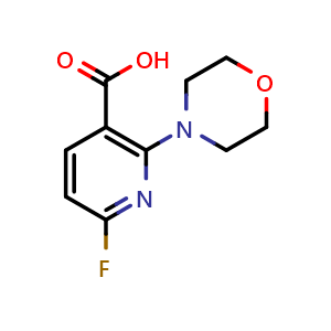 6-Fluoro-2-morpholinonicotinic acid