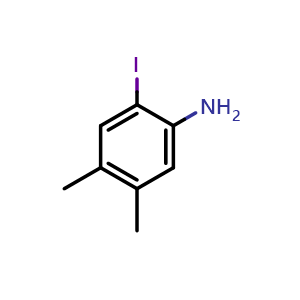 2-IODO-4,5-DIMETHYLBENZENAMINE