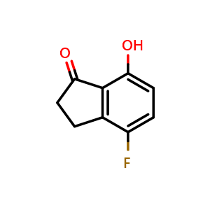 4-Fluoro-7-hydroxy-2,3-dihydro-1H-inden-1-one