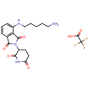 4-((5-Aminopentyl)amino)-2-(2,6-dioxopiperidin-3-yl)isoindoline-1,3-dione 2,2,2-trifluoroacetate