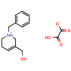 Chemical structure of 1-Benzyl-5-(hydroxymethyl)-1,2,3,6-tetrahydropyridin-1-ium carboxyformate , AChemBlock W160196
