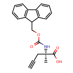 (R)-2-((((9H-Fluoren-9-yl)methoxy)carbonyl)amino)-2-methylpent-4-ynoic acid