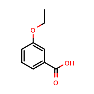 Chemical structure of 3-Ethoxybenzoic acid , CAS 621-51-2, AChemBlock W160229