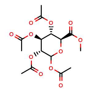 (3R,4S,5S,6S)-6-(Methoxycarbonyl)tetrahydro-2H-pyran-2,3,4,5-tetrayl tetraacetate