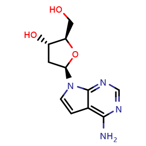 (2R,3S,5R)-5-(4-Amino-7H-pyrrolo[2,3-d]pyrimidin-7-yl)-2-(hydroxymethyl)tetrahydrofuran-3-ol