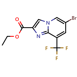 Ethyl 6-bromo-8-(trifluoromethyl)imidazo[1,2-a]pyridine-2-carboxylate
