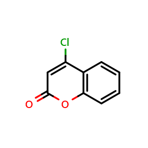 Chemical structure of 4-Chloro-2H-chromen-2-one , CAS 17831-88-8, AChemBlock W160307