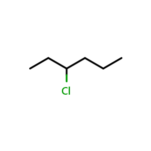 Chemical structure of 3-Chlorohexane , CAS 2346-81-8, AChemBlock W160468