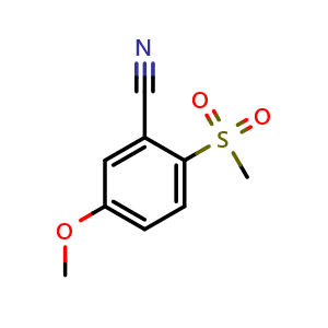 5-Methoxy-2-(methylsulfonyl)benzonitrile