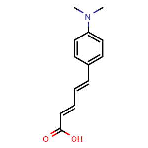(2E,4E)-5-(4-(Dimethylamino)phenyl)penta-2,4-dienoic acid
