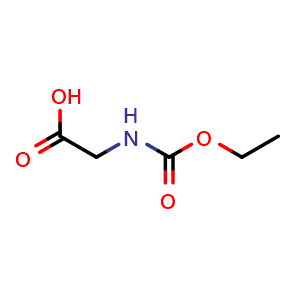 Chemical structure of (Ethoxycarbonyl)glycine , CAS 4596-51-4, AChemBlock W160681