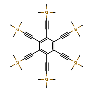 1,2,3,4,5,6-Hexakis((trimethylsilyl)ethynyl)benzene