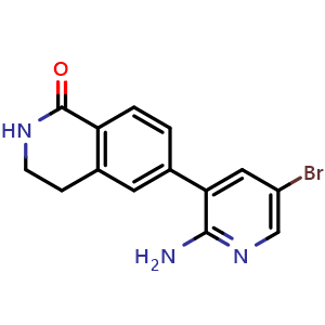 6-(2-Amino-5-bromopyridin-3-yl)-3,4-dihydroisoquinolin-1(2H)-one