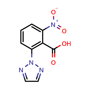 2-Nitro-6-(2H-1,2,3-triazol-2-yl)benzoic acid