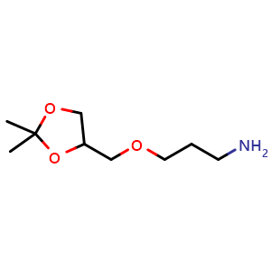 3-((2,2-Dimethyl-1,3-dioxolan-4-yl)methoxy)propan-1-amine