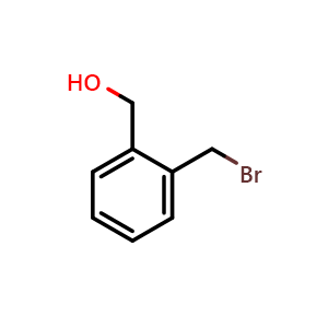 Chemical structure of (2-(Bromomethyl)phenyl)methanol , CAS 74785-02-7, AChemBlock W161955