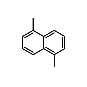 Chemical structure of 1,5-Dimethylnaphthalene , CAS 571-61-9, AChemBlock W162123
