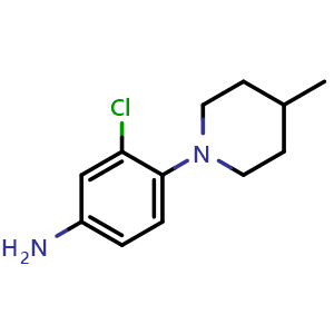 3-Chloro-4-(4-methylpiperidin-1-yl)aniline