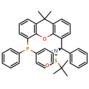 [S(R)]-N-[(R)-[5-(Diphenylphosphino)-9,9-dimethyl-9H-xanthen-4-yl]phenylmethyl]-N,2-dimethyl-2-propanesulfinamide